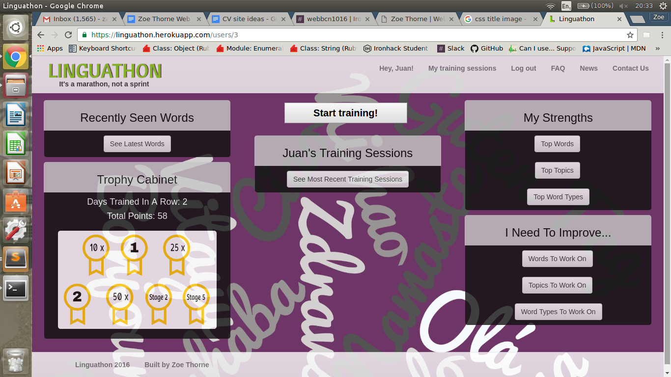 Linguathon User Page